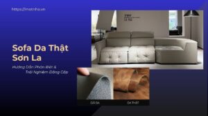 Sofa Da Thật Sơn La: Khẳng Định Đẳng Cấp & Hướng Dẫn Phân Biệt Chuyên Sâu